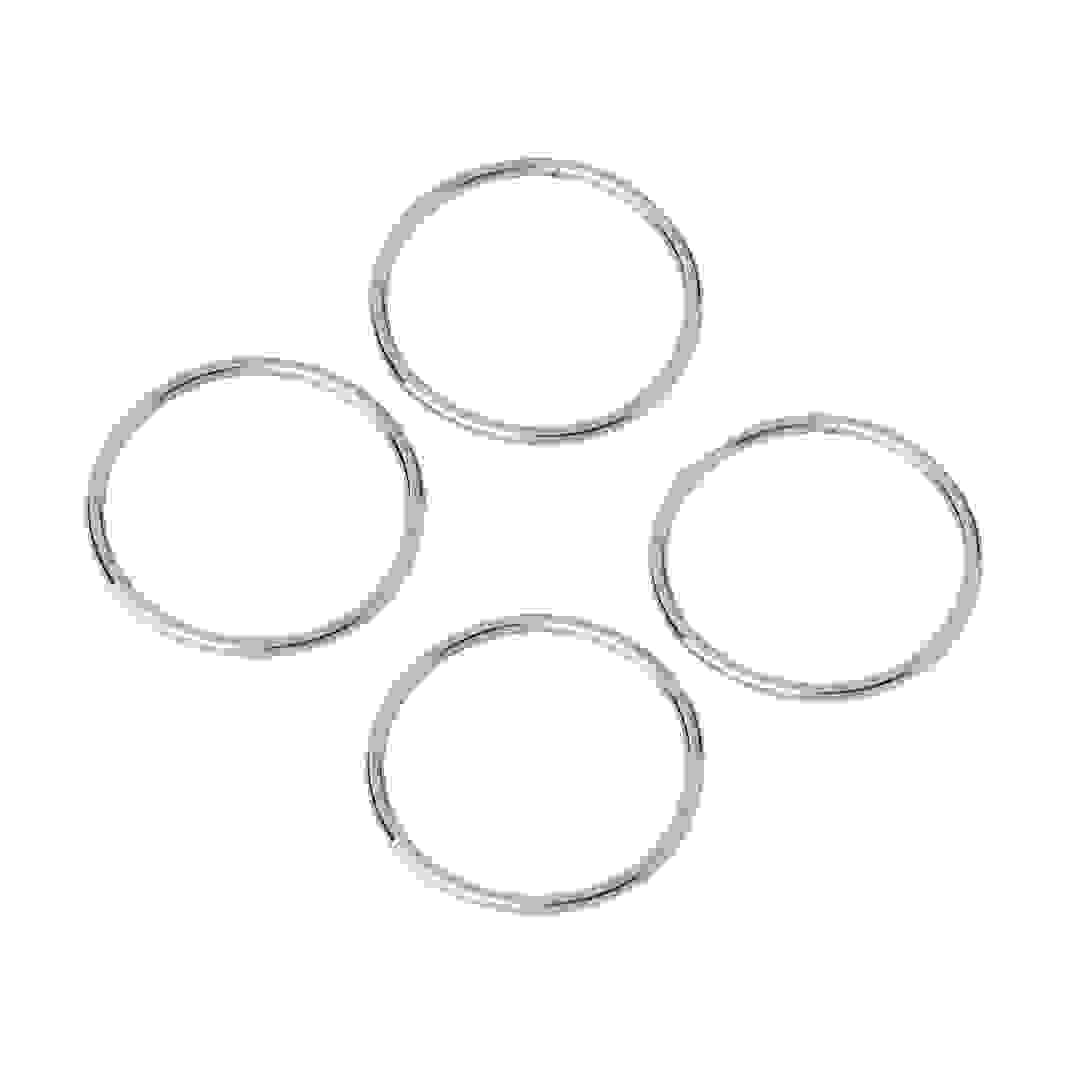 Diall Steel Split Ring Pack (2 mm, 4 Pc.)