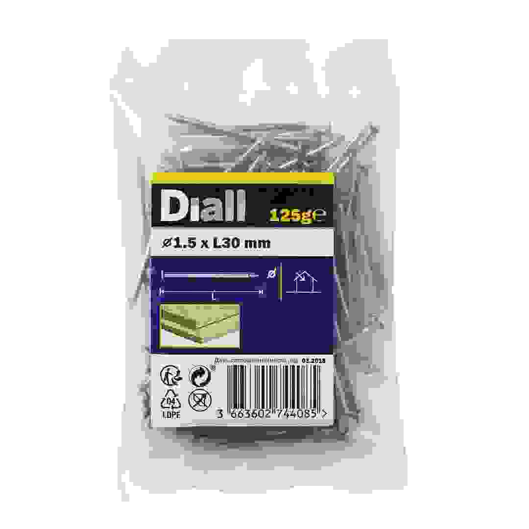 مجموعة مسامير إبرة دائرية فولاذ كربوني ديال (1.5 × 30 ملم)