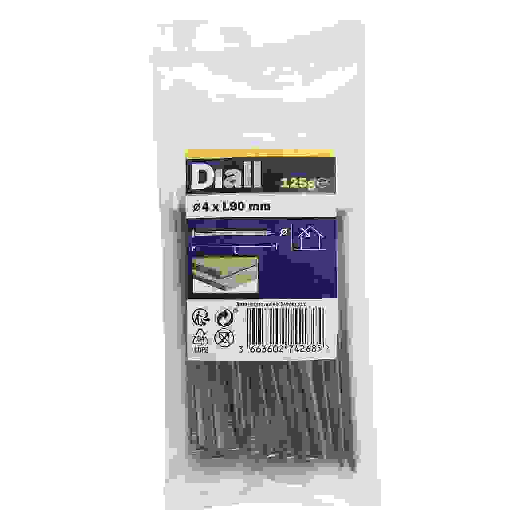 Diall Carbon Steel Round Wire Nail Pack (4 x 90 mm)