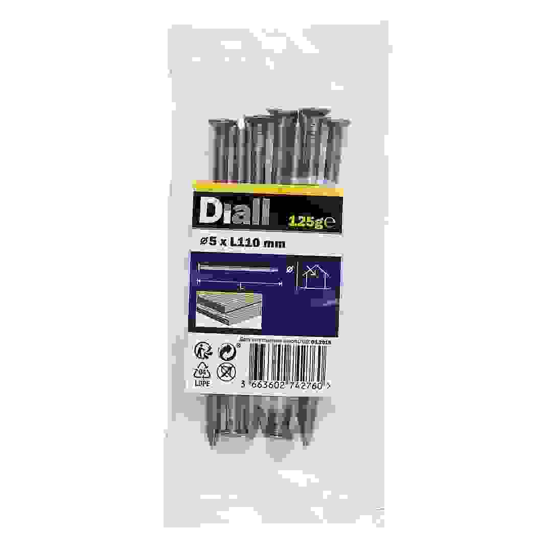 Diall Carbon Steel Round Wire Nail Pack (5 x 110 mm)