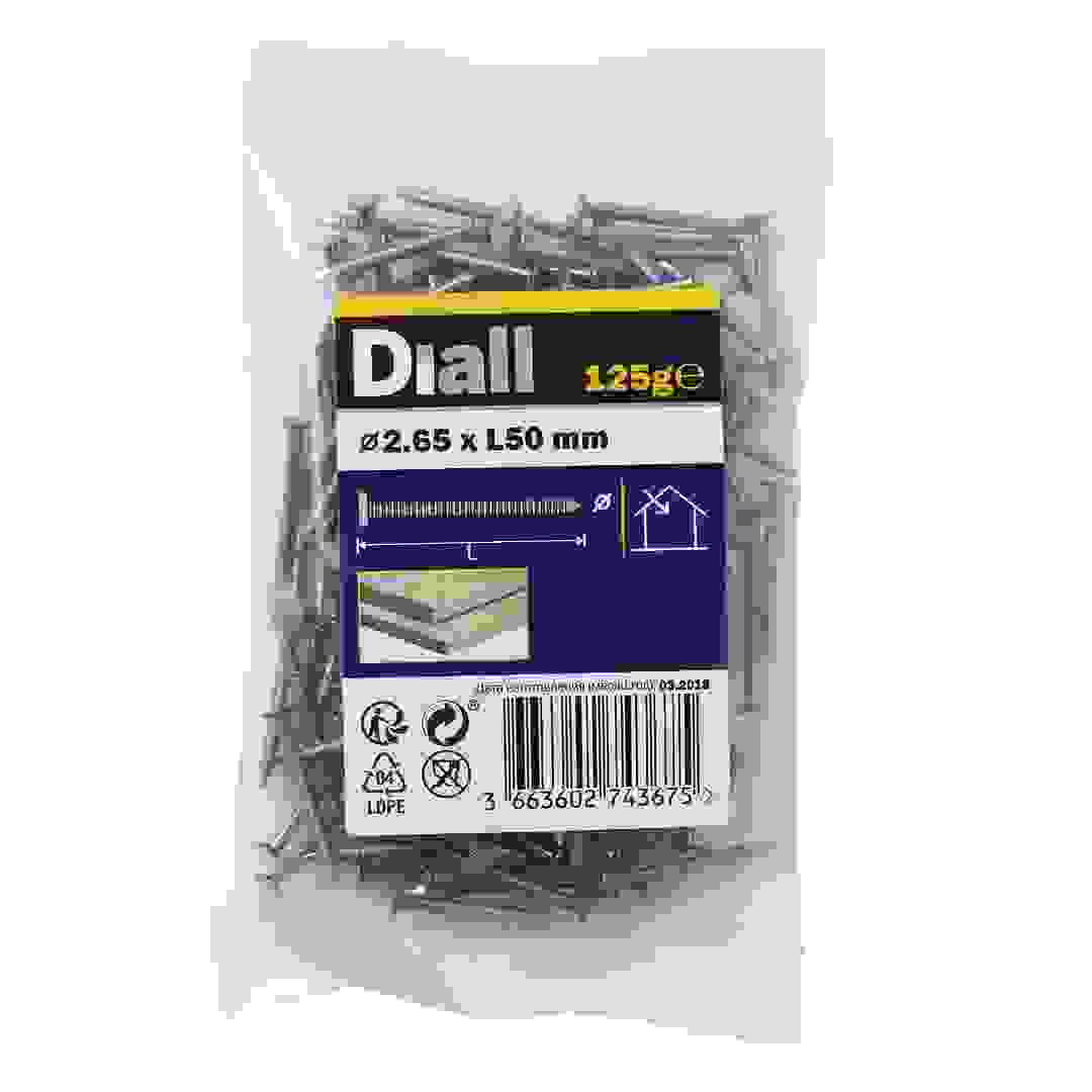 Diall Carbon Steel Annular Ring Nail Pack (2.65 x 50 mm)