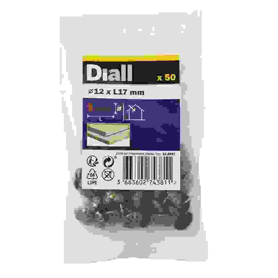 Diall Bronze-Plated Steel Upholstery Nail Pack (12 mm, 50 Pc.)