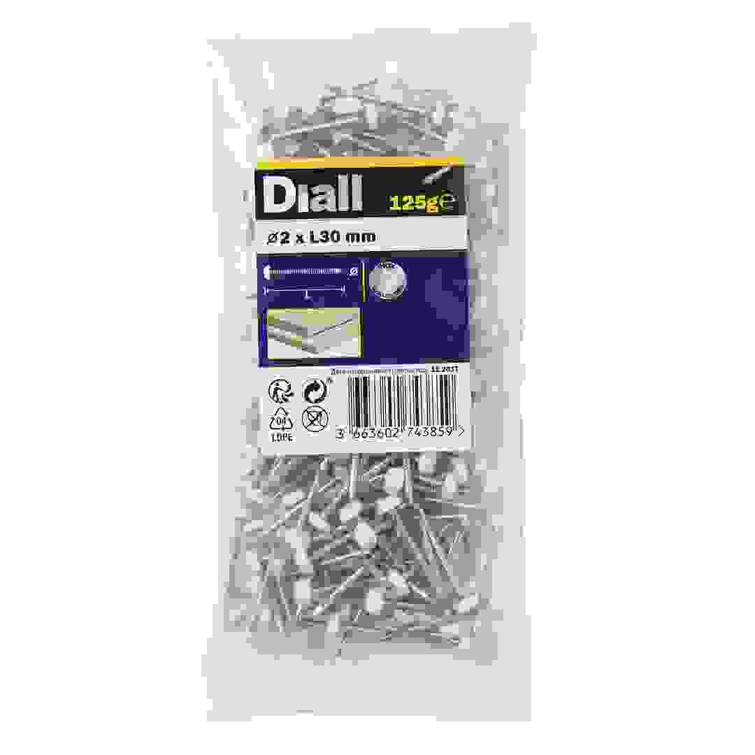 Diall Stainless Steel UPVC Nail Pack (2 x 30 mm, 125 g)