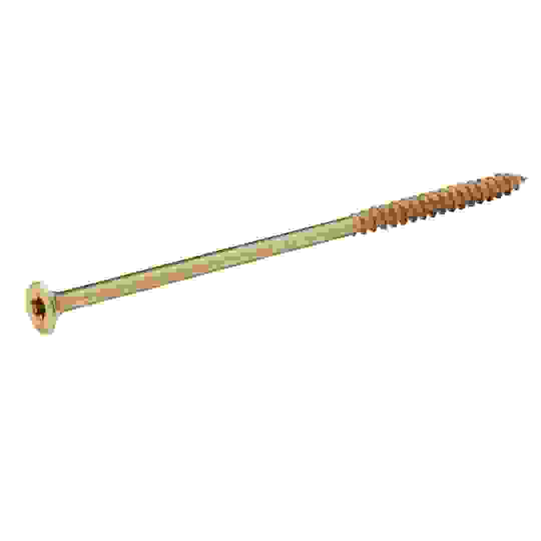Diall Zinc-Plated Steel Pan Head Wood Screw (8 x 180 mm)