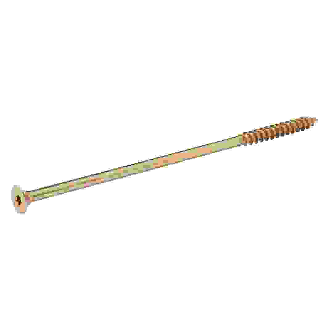 Diall Zinc-Plated Steel Wood Pan Screw (10 x 240 mm)