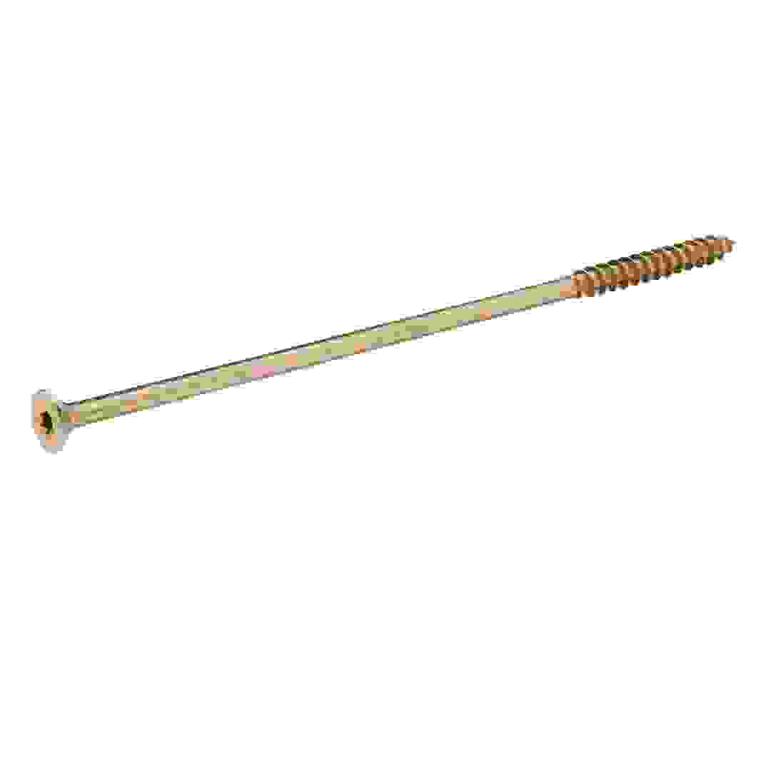 Diall Zinc-Plated Steel Wood Pan Screw (10 x 260 mm)