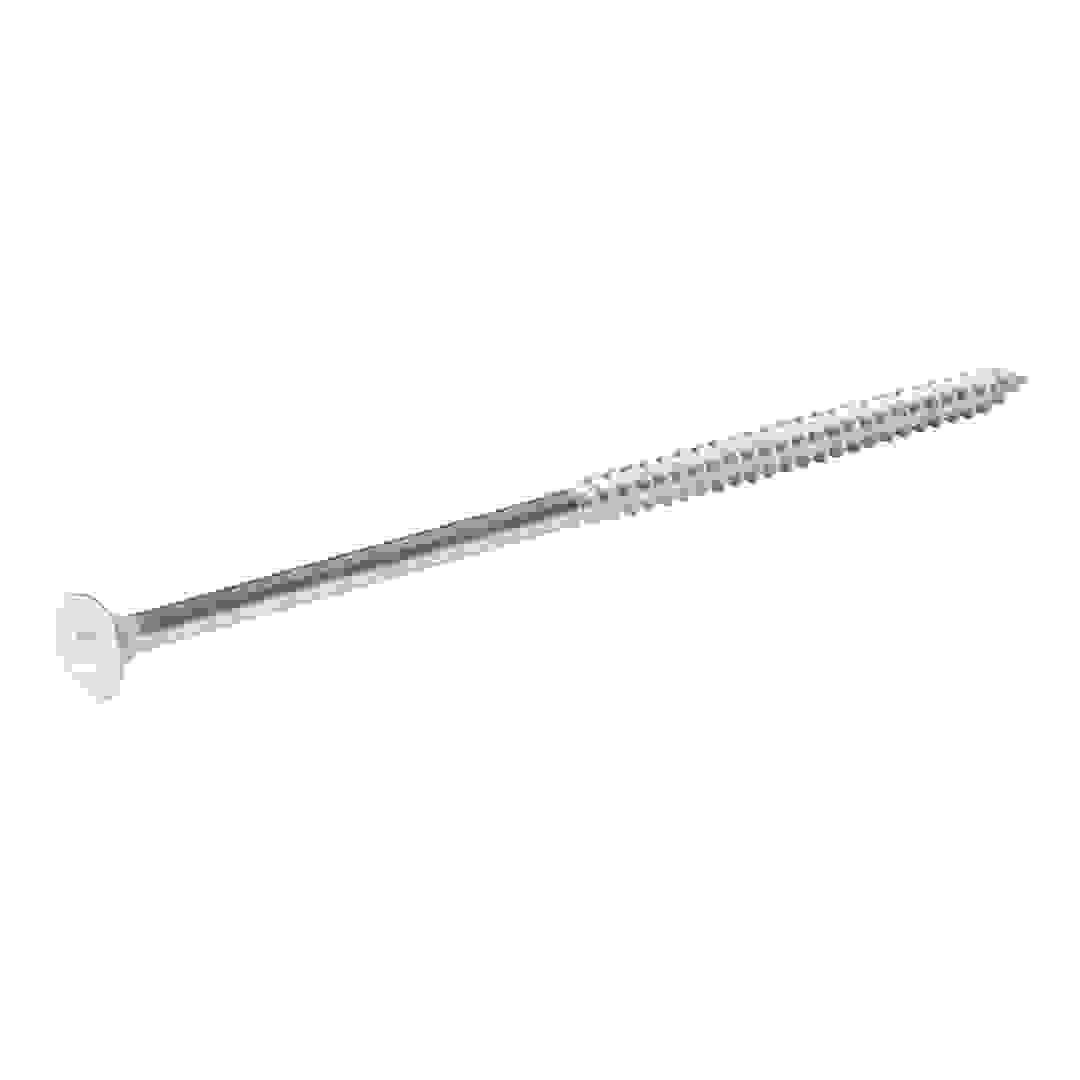 Diall Zinc-Plated Carbon Steel Wood Screw Pack (5 x 120 mm, 20 Pc.)