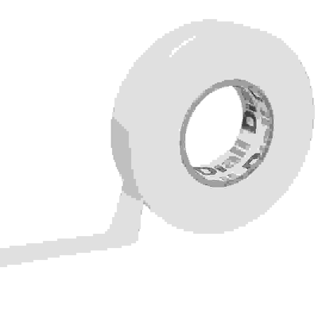 شريط للأعمال الكهربائية PVC ديال (أبيض، 19 ملم × 33 متر)