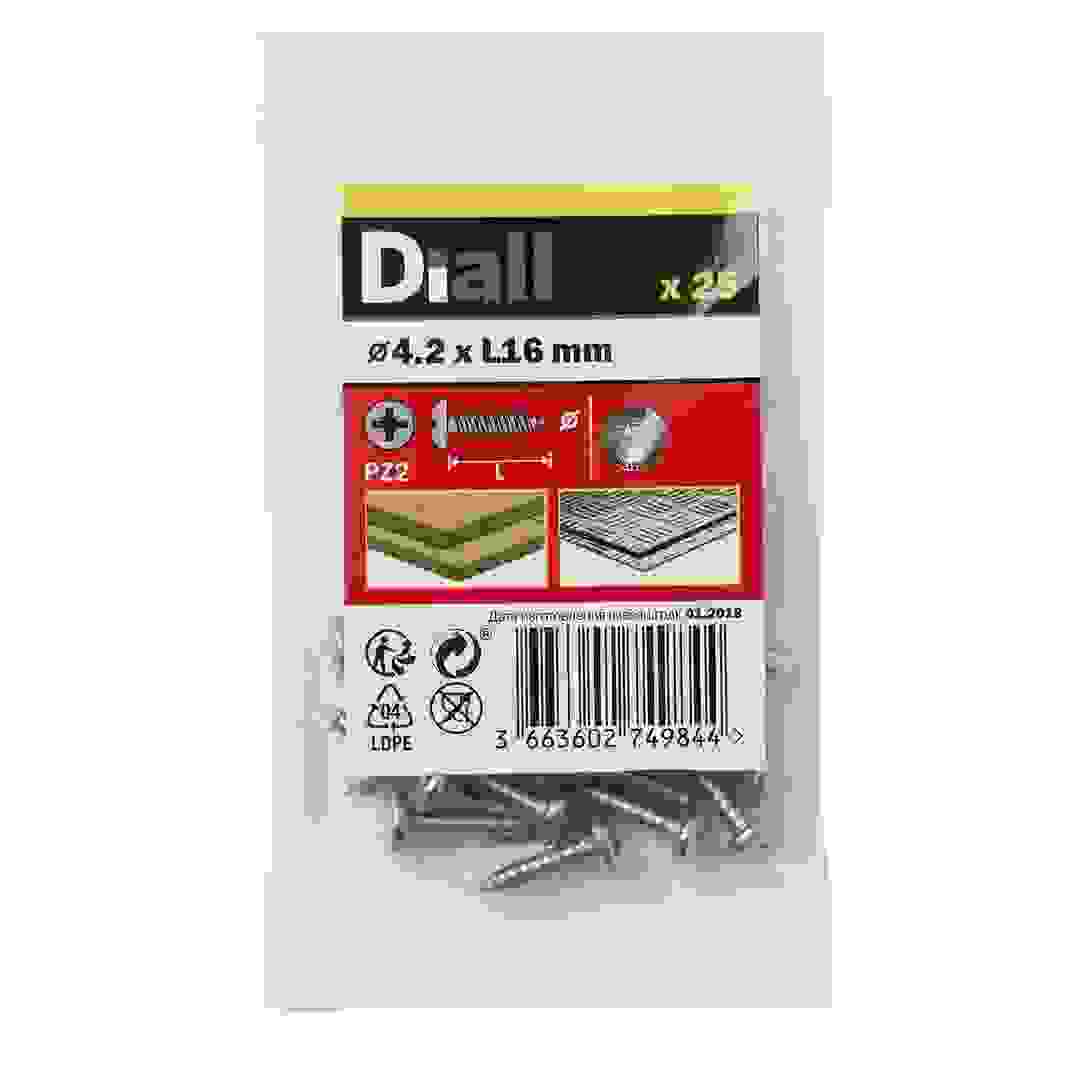 Diall Stainless Steel Pan Head Screw Pack (1.6 cm, 25 Pc.)