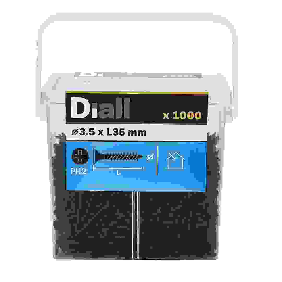 مجموعة براغي عامة فولاذ كربوني ديال (3.5 × 35 ملم، 1000 قطعة)