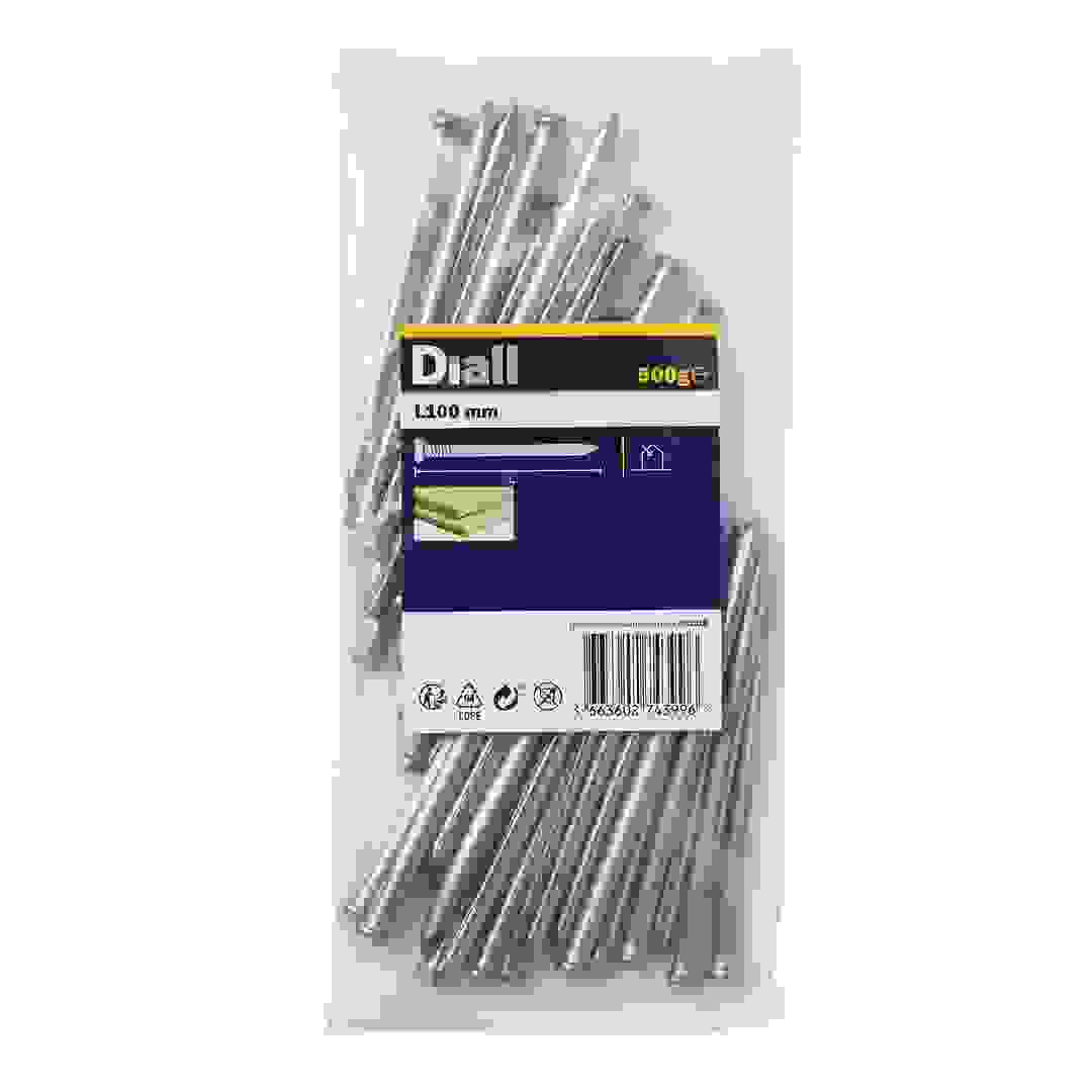 Diall Carbon Steel Plain Oval Nail Pack (100 mm, 500 g)