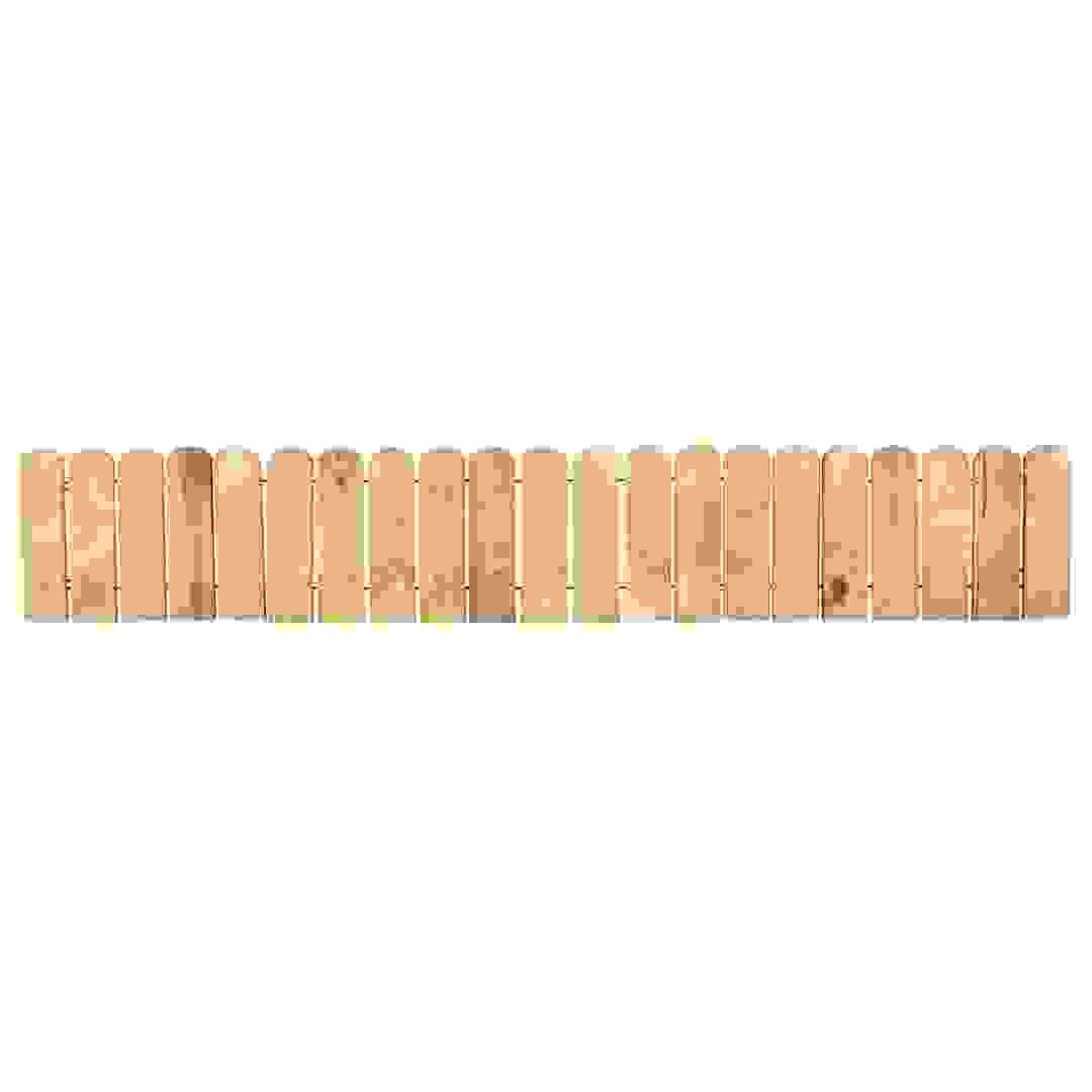 Liloux Wood Border Fence Th14 (20 x 120 cm)