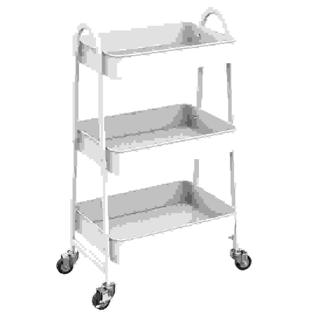 Ace Steel 3-Tier Trolley (30.5 x 45 x 77 cm)