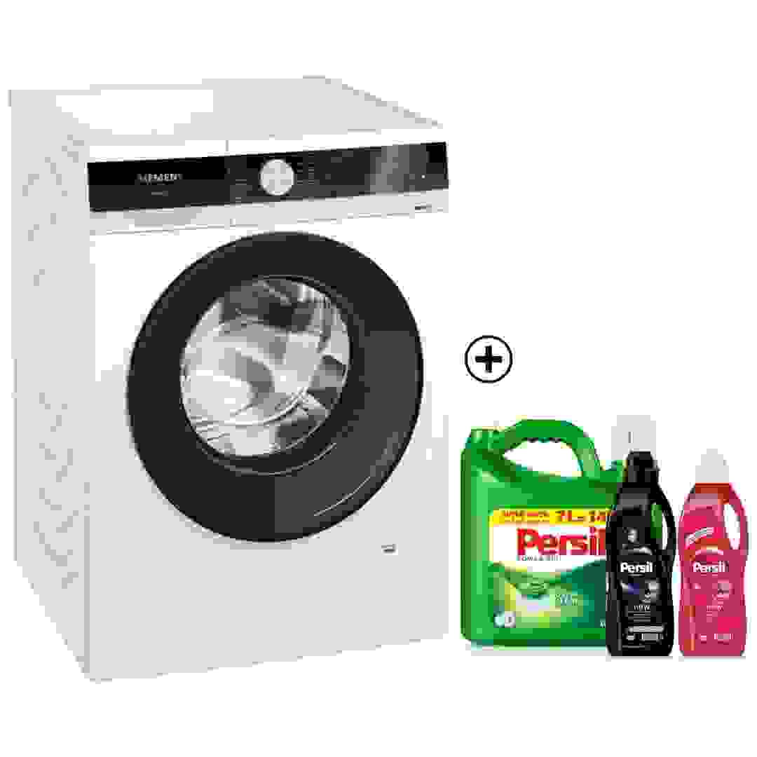 غسالة ومجفف سيمنز iQ300 باب أمامي WN44A2X0GC (سعة غسل 9 كجم، سعة تجفيف 6 كجم، 1400 دورة في الدقيقة)