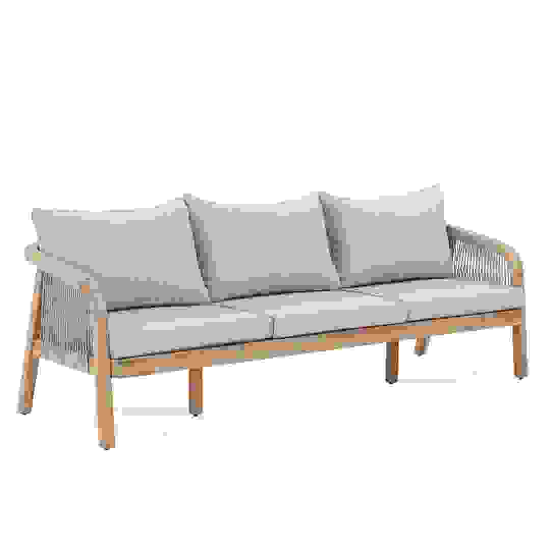 3-Seater Acacia Rope Sofa W/Cushion Diablo (72 x 210 x 67 cm)