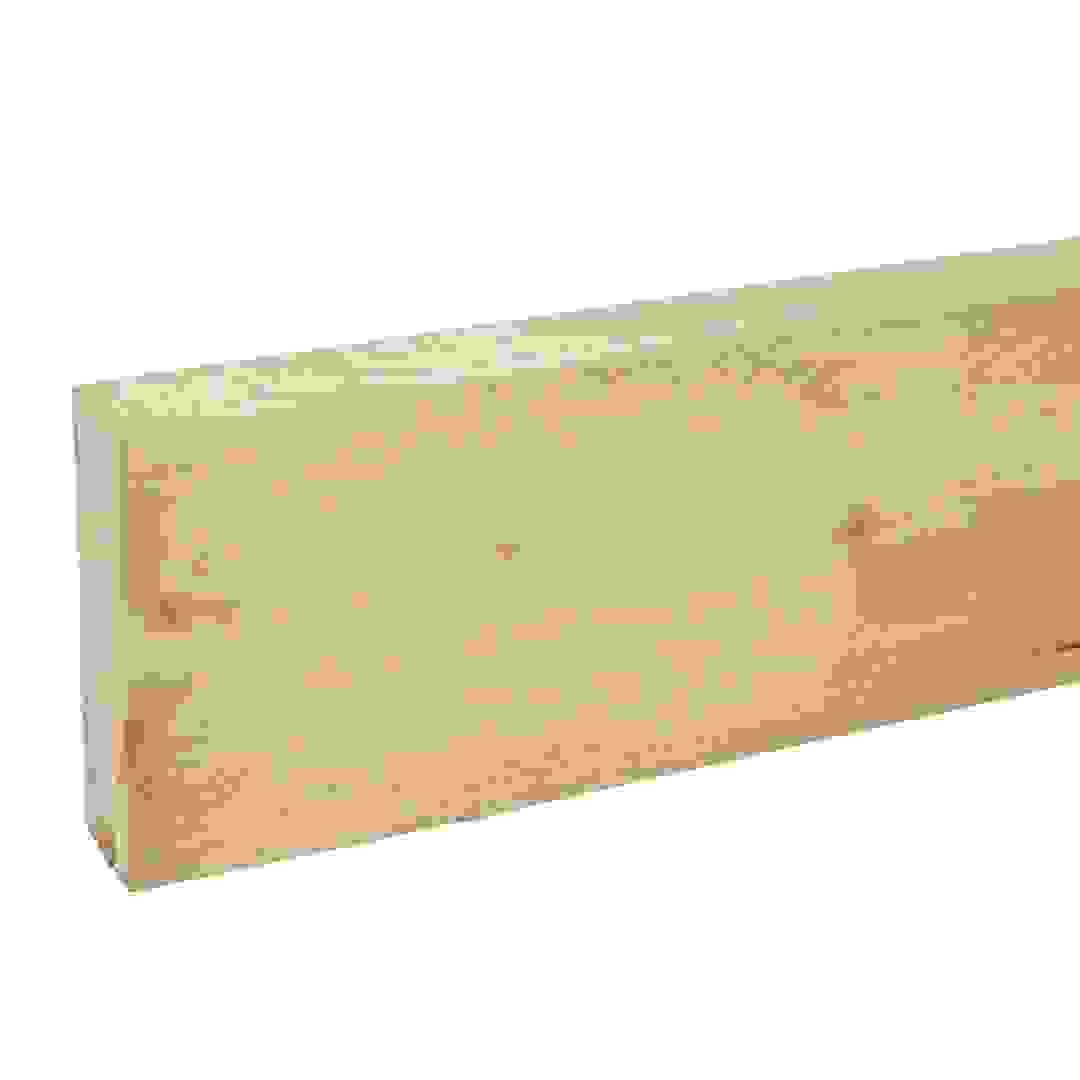 لوح خشب أبيض معالج مستدير الحافة (45 × 145 × 2400 ملم)