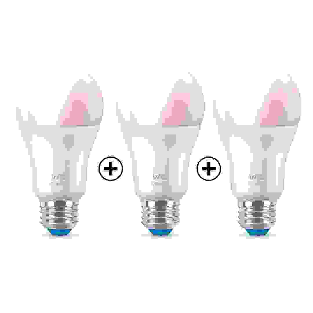 حزمة لمبة ويز ليد بألوان واي فاي قاعدة E 27 (3 قطع)