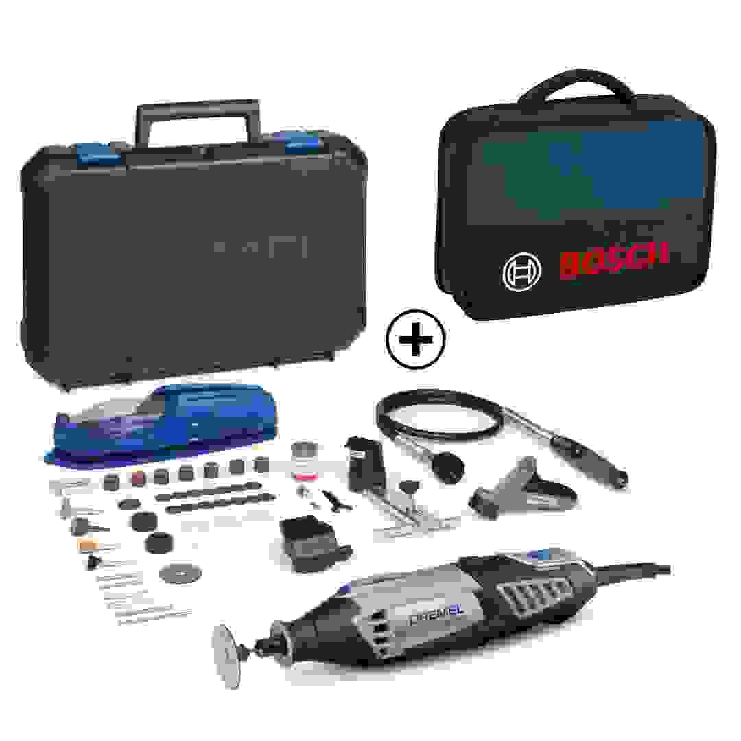 Dremel 4000 Rotary Tool Set + Bosch Small Bag