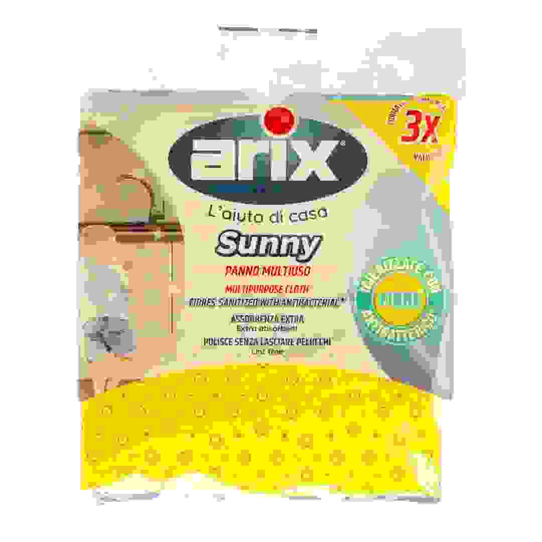 Arix Sunny Multipurpose Cloth Pack (20 x 2 x 20 cm, 3 Pc.)