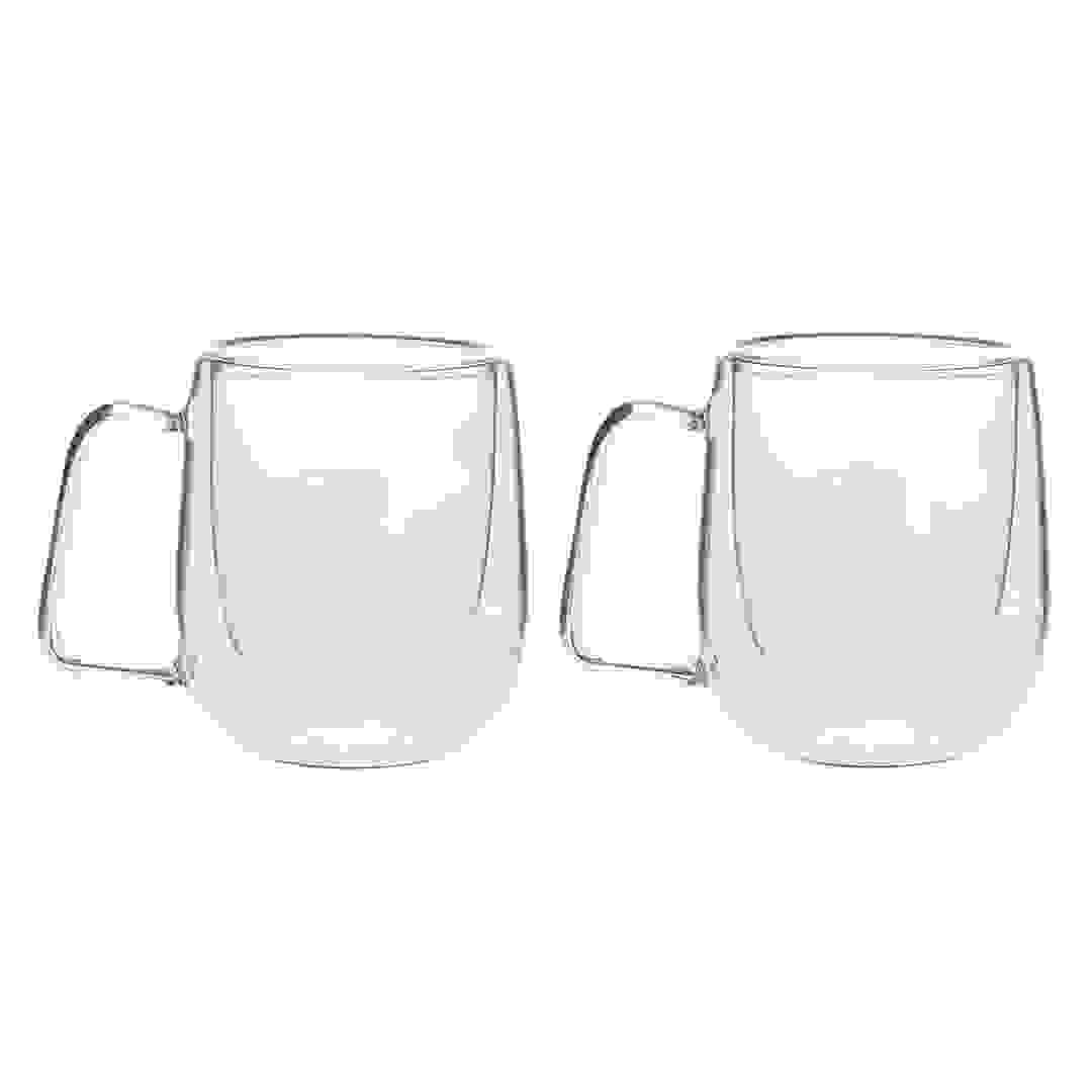 Neoflam Borosilicate Glass Double Wall Mug Set (250 ml, 2 pc.)