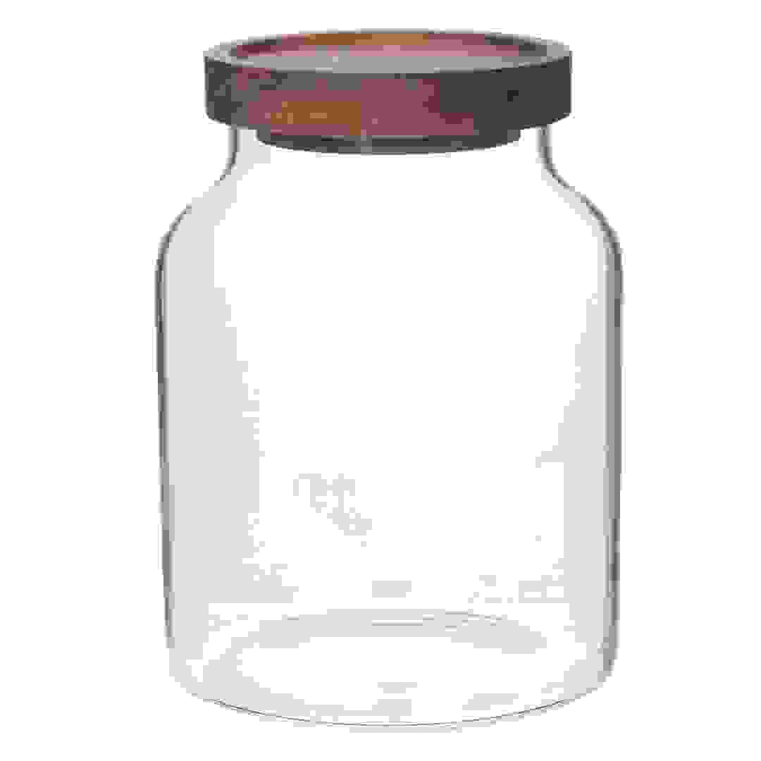 Neoflam Borosilicate Glass Round Glass Jar (1200 ml)