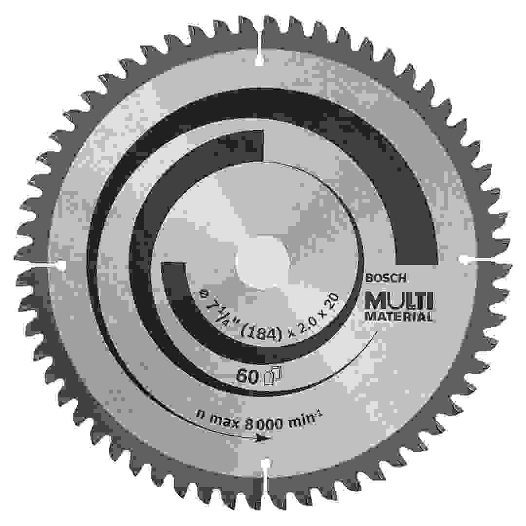 شفرة منشار دائري لقطع خامات متعددة بوش (184 × 20 ملم)