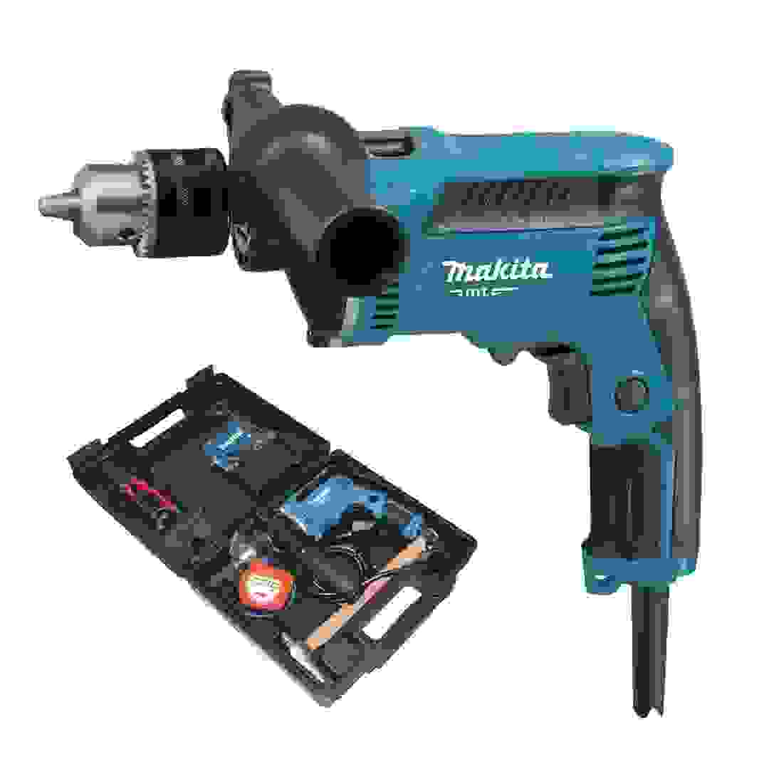 Makita MT Variable Speed Hammer Drill & Accessories (430 W)