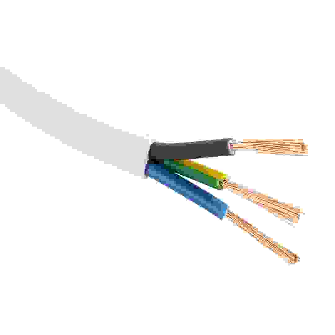 Oshtraco 3-Core Flexible Copper Cable Roll (1.5 mm x 1 m, Sold Per Meter)