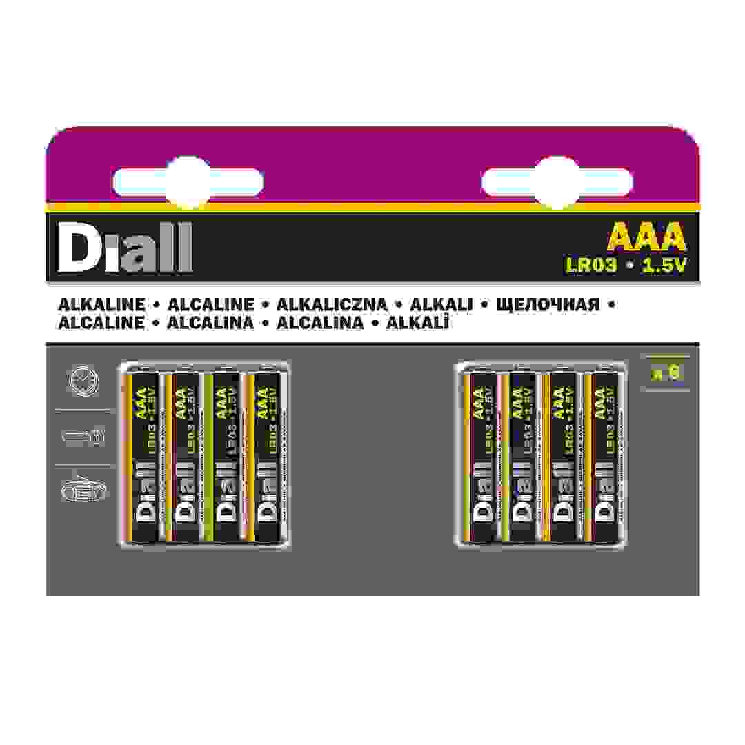 Diall AAA Alkaline Battery Pack (8 Pc.)