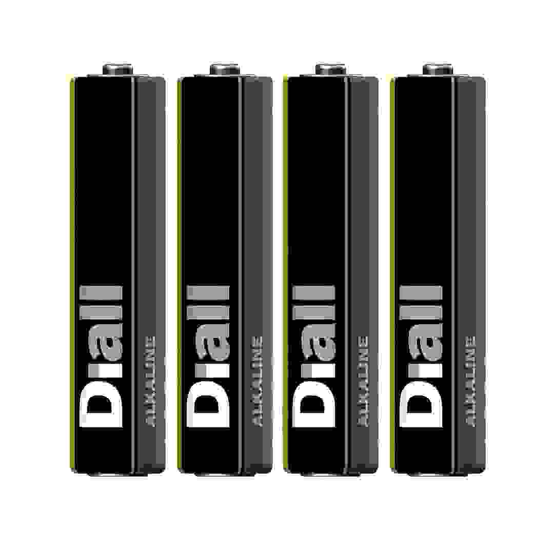 Diall AAA Alkaline Battery Pack (4 Pc.)