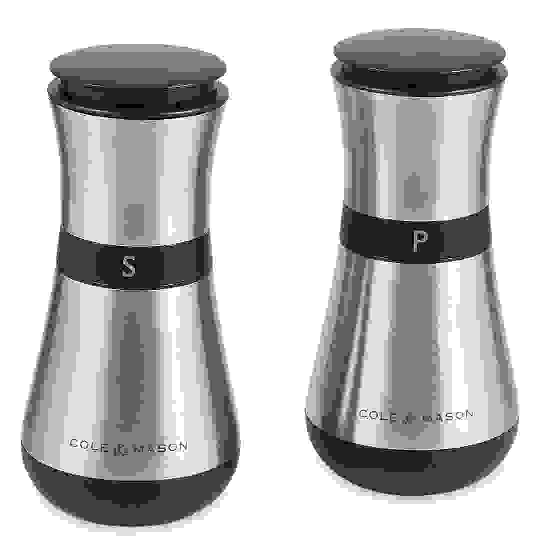 طقم مطحنة ملح وفلفل ستانلس ستيل كول آند ميسون هينلي بريسيجن+ (قطعتان)