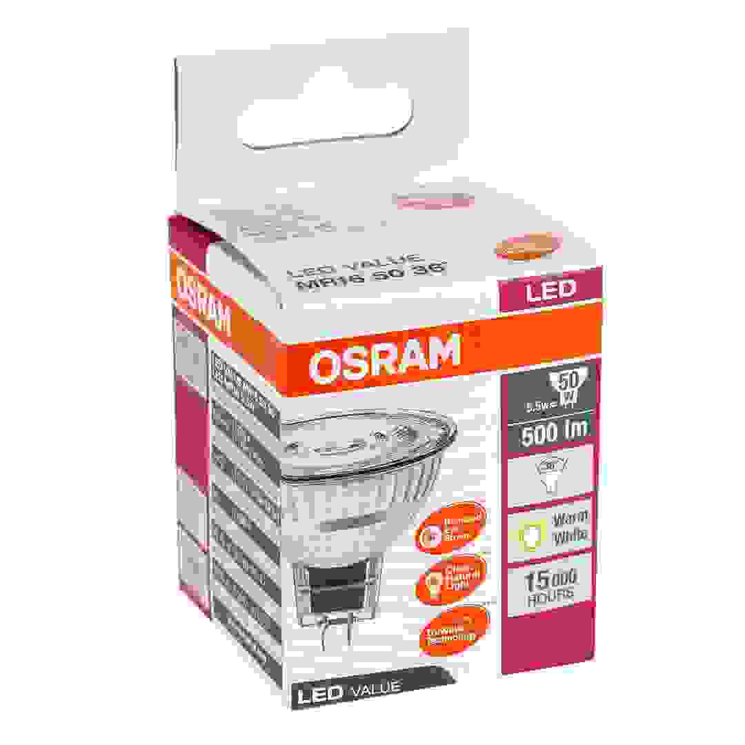 Osram Parathom MR 16 LED Light Bulb (5.5 W, Warm White)