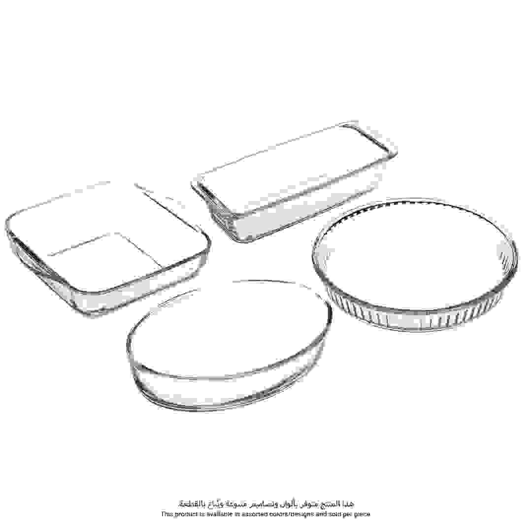 طقم أطباق طهي زجاجية 5 فايف (31 × 12.3 × 7 سم، 5 قطع)