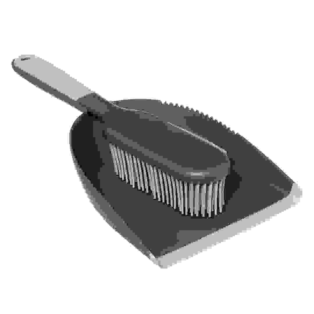 5Five Polyproplyene Dustpan W/Brush (17.5 x 8 x 33.5 cm)