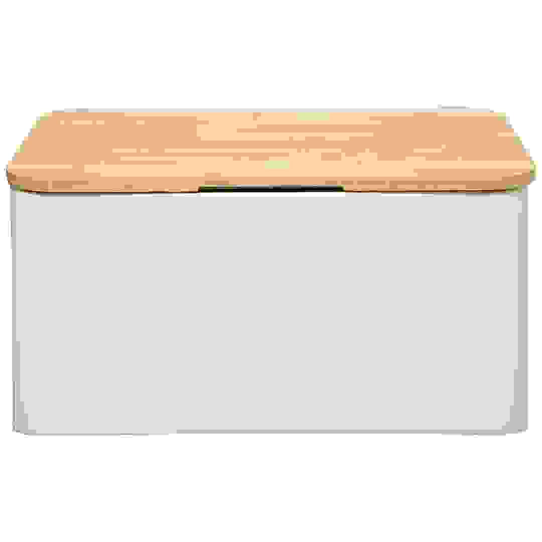 5Five Metal Bread Box W/Bamboo Cutting Board (37 x 22.5 x 23.5 cm)