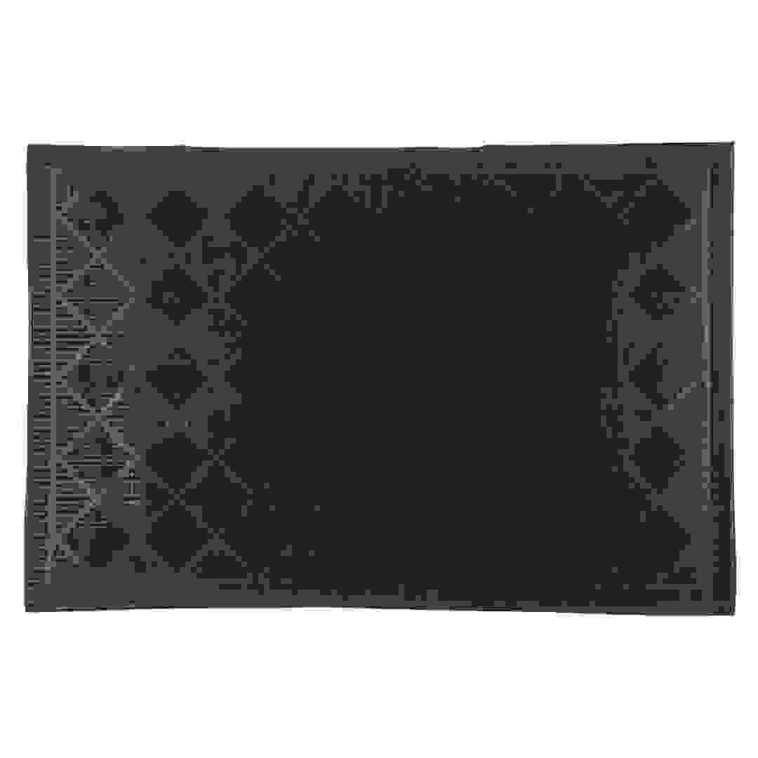 Rubber Checked Pattern Doormat (40 x 60 cm)