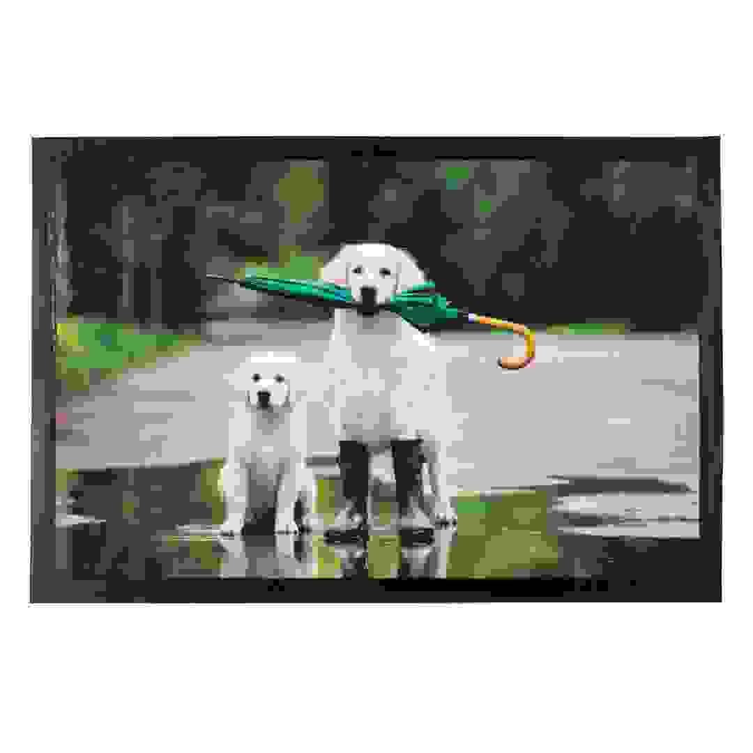 Polyester Golden Printed Doormat (40 x 60 cm)