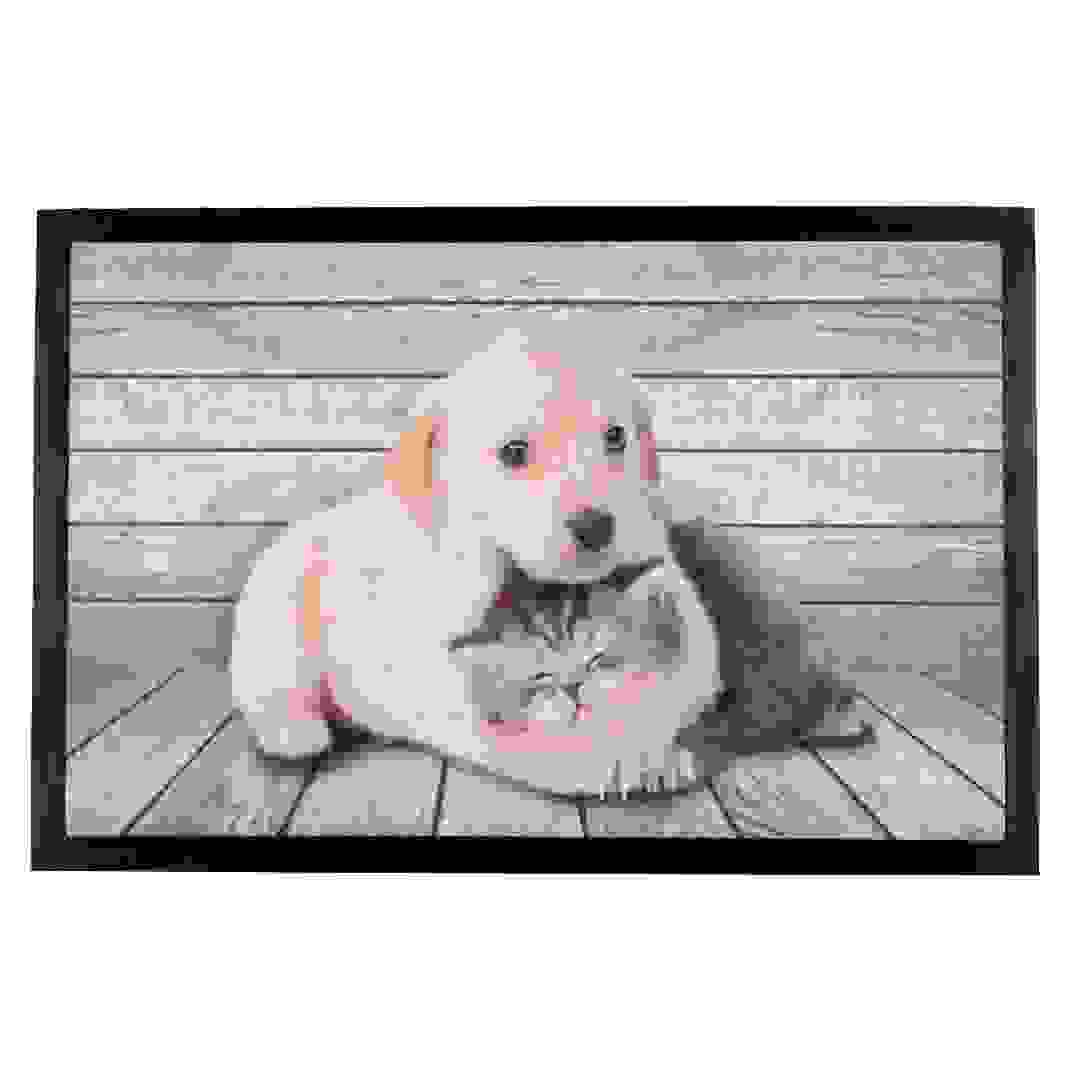 Polyester Dog Printed Doormat (40 x 60 cm)