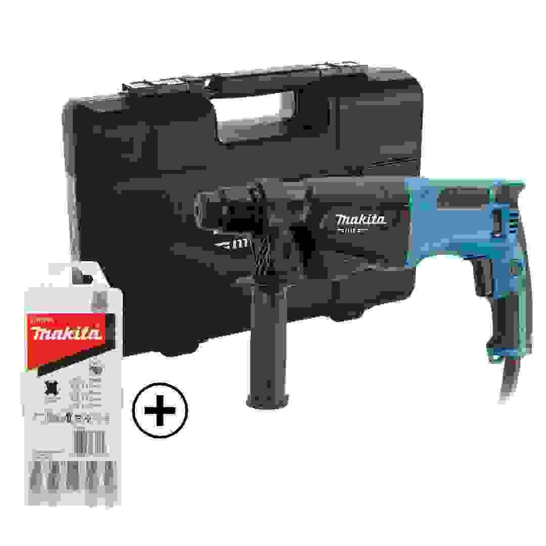 مجموعة مثقاب مطرقي دوار ماكيتا إم تي M8700B (710 واط) + لقم