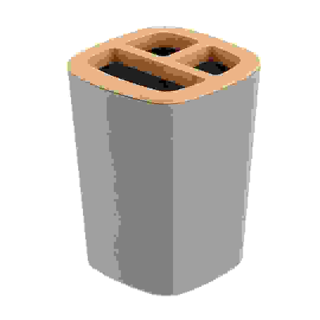 Tendance Rubber Toothbrush Holder (7.5 x 7.5 x 10.5 cm)