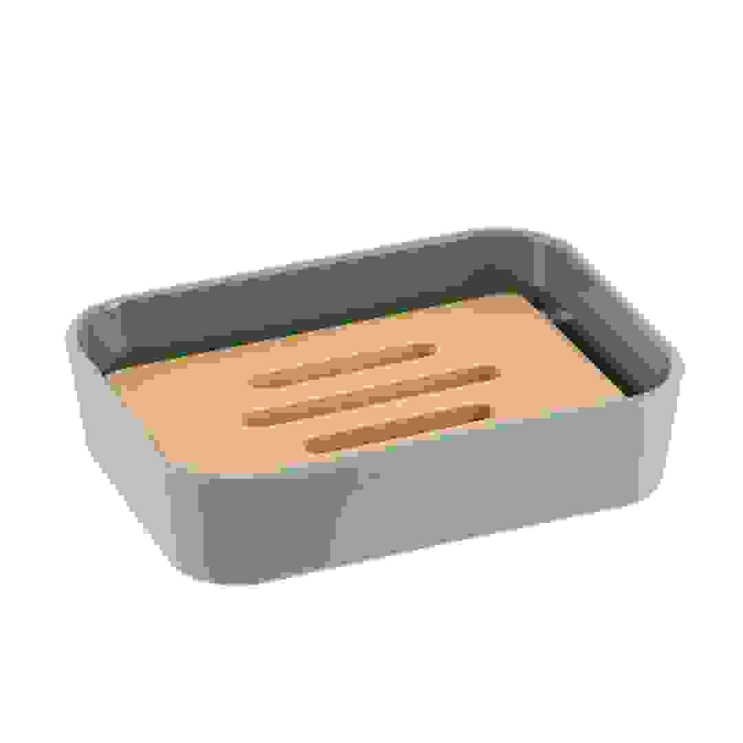 Tendance Rubber Toothbrush Holder (12 x 8.8 x 2.8 cm, Sage Blue)