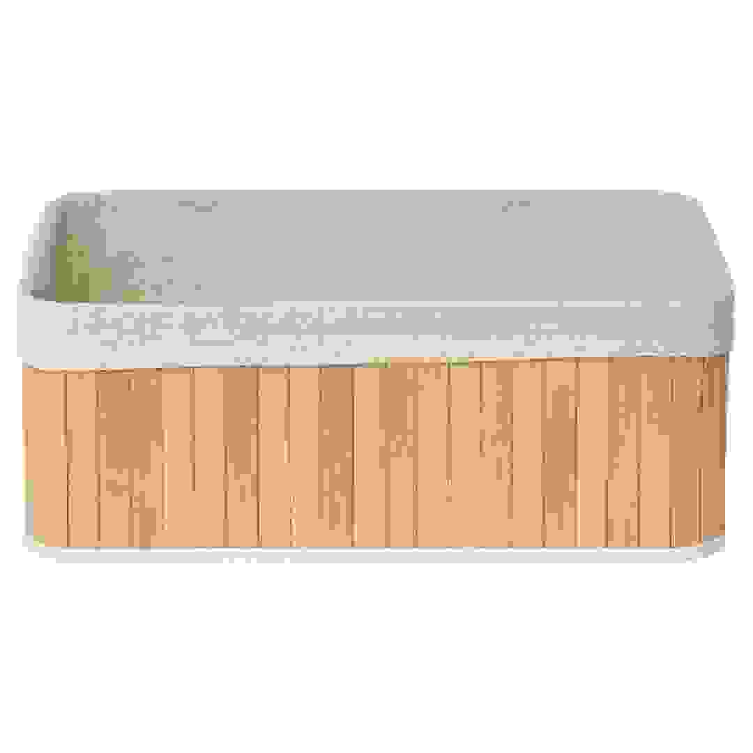 Tendance Bamboo Rectangular Basket (38 x 26 x 14.5 cm)