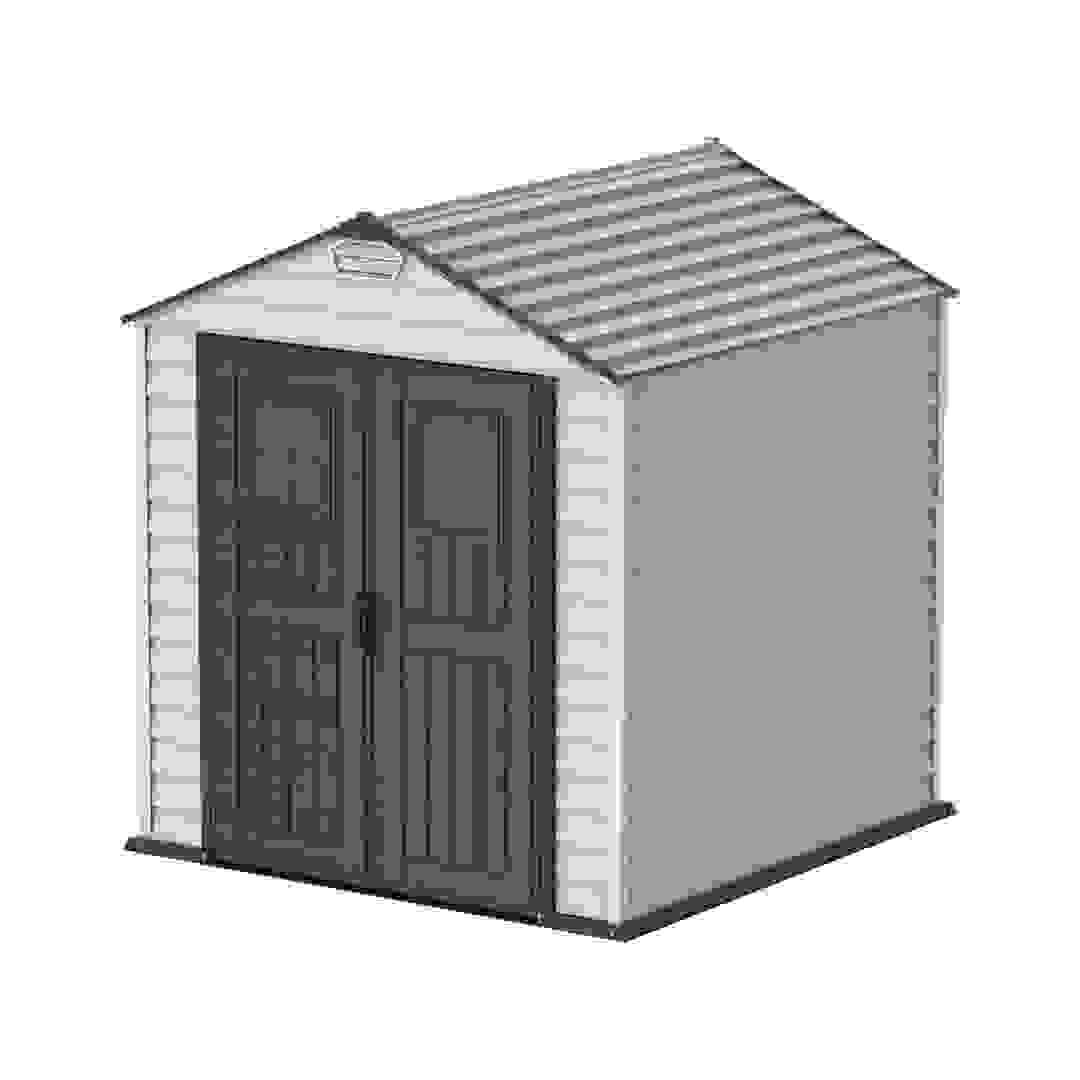 Cosmoplast StoreMate Plus Vinyl Garden Shed (213.36 x 213.36 cm)