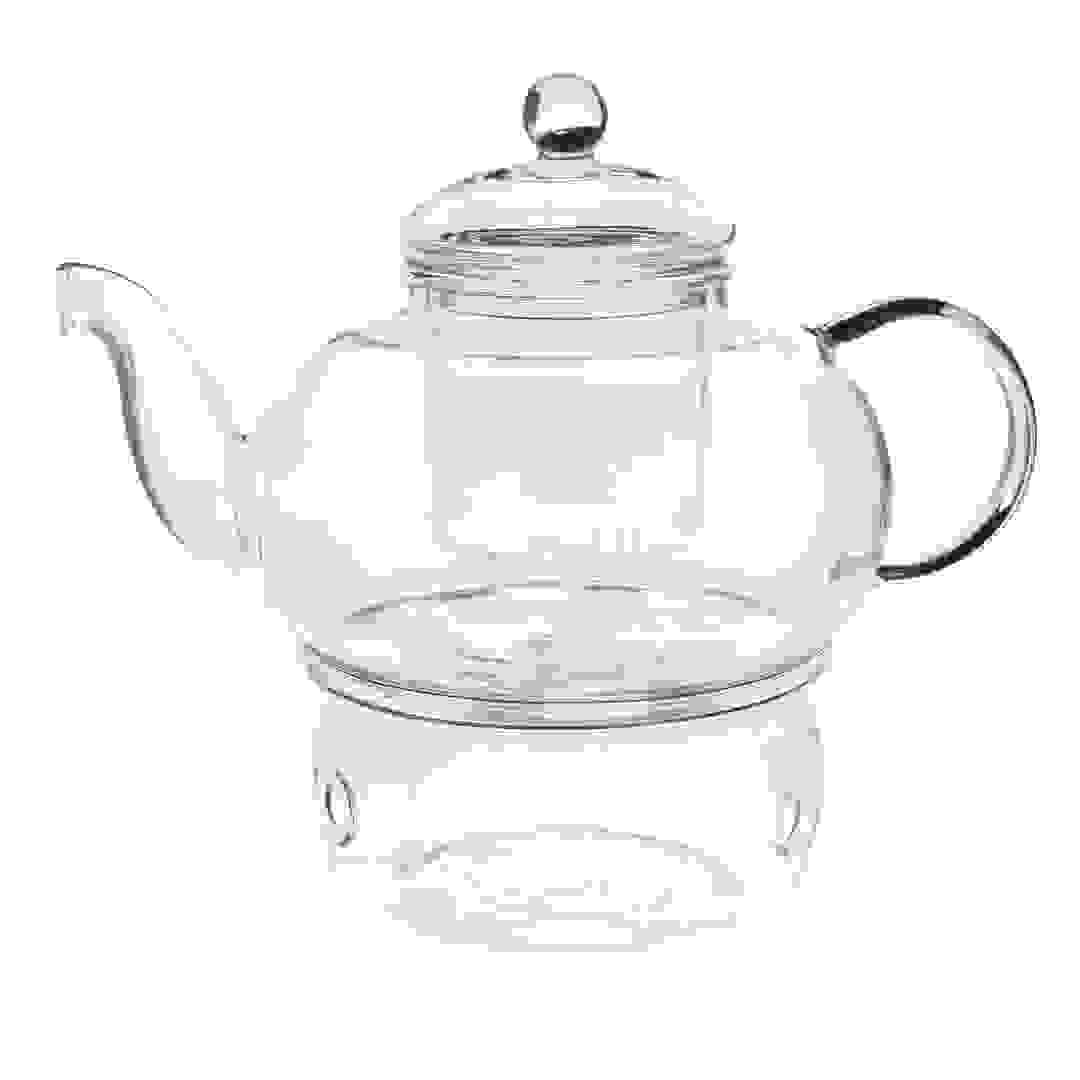 طقم وعاء قهوة زجاج البورسليكات مع غطاء نيوفلام (1000 مل، 2 قطعة)