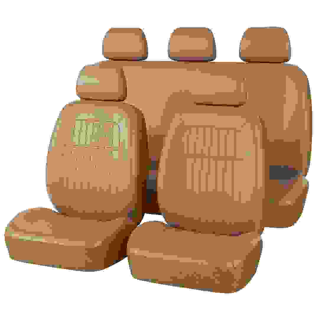 Ace Microfiber Leather Car Seat Cover Kit (9 Pc.)