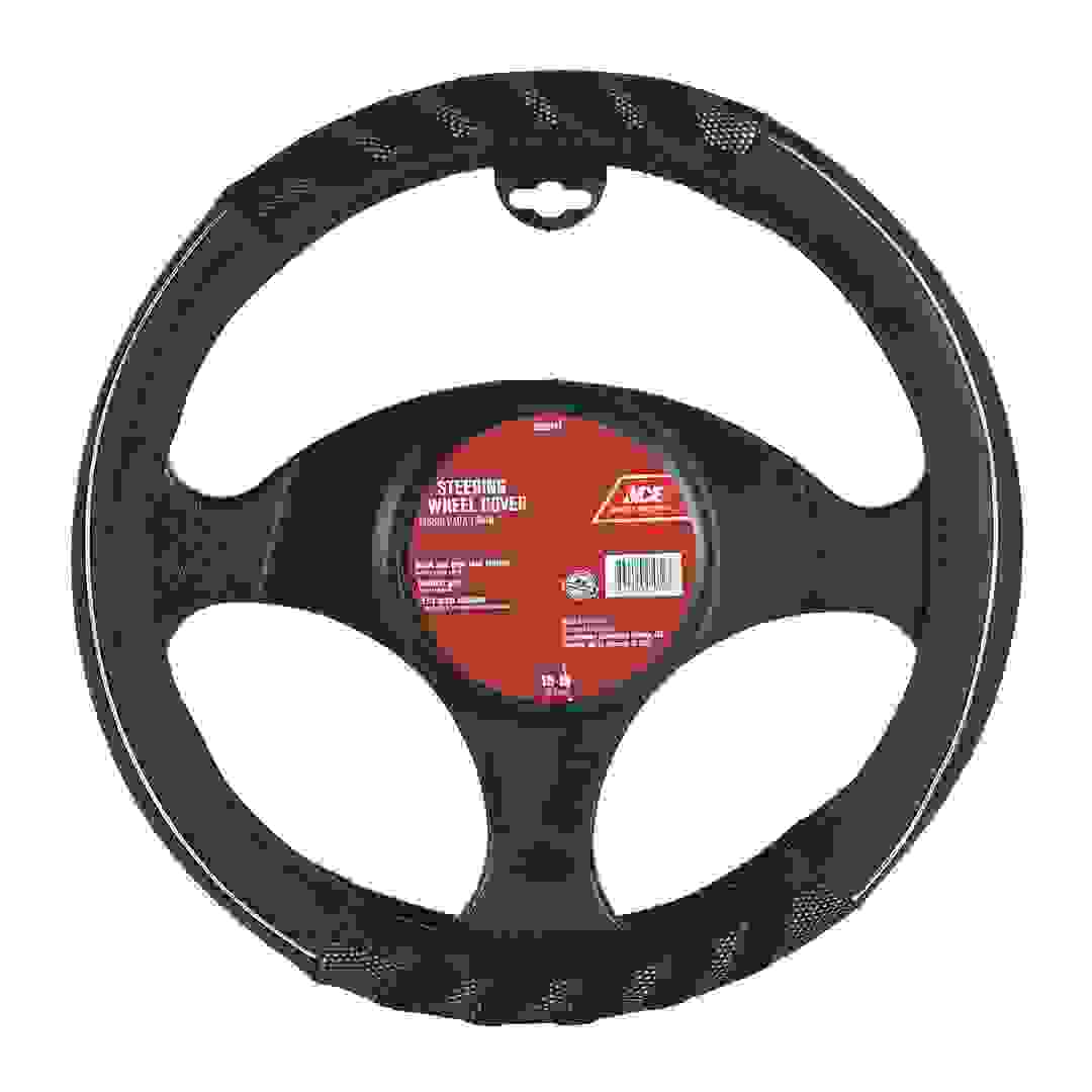 Ace Microfiber Faux Leather Steering Wheel Cover V