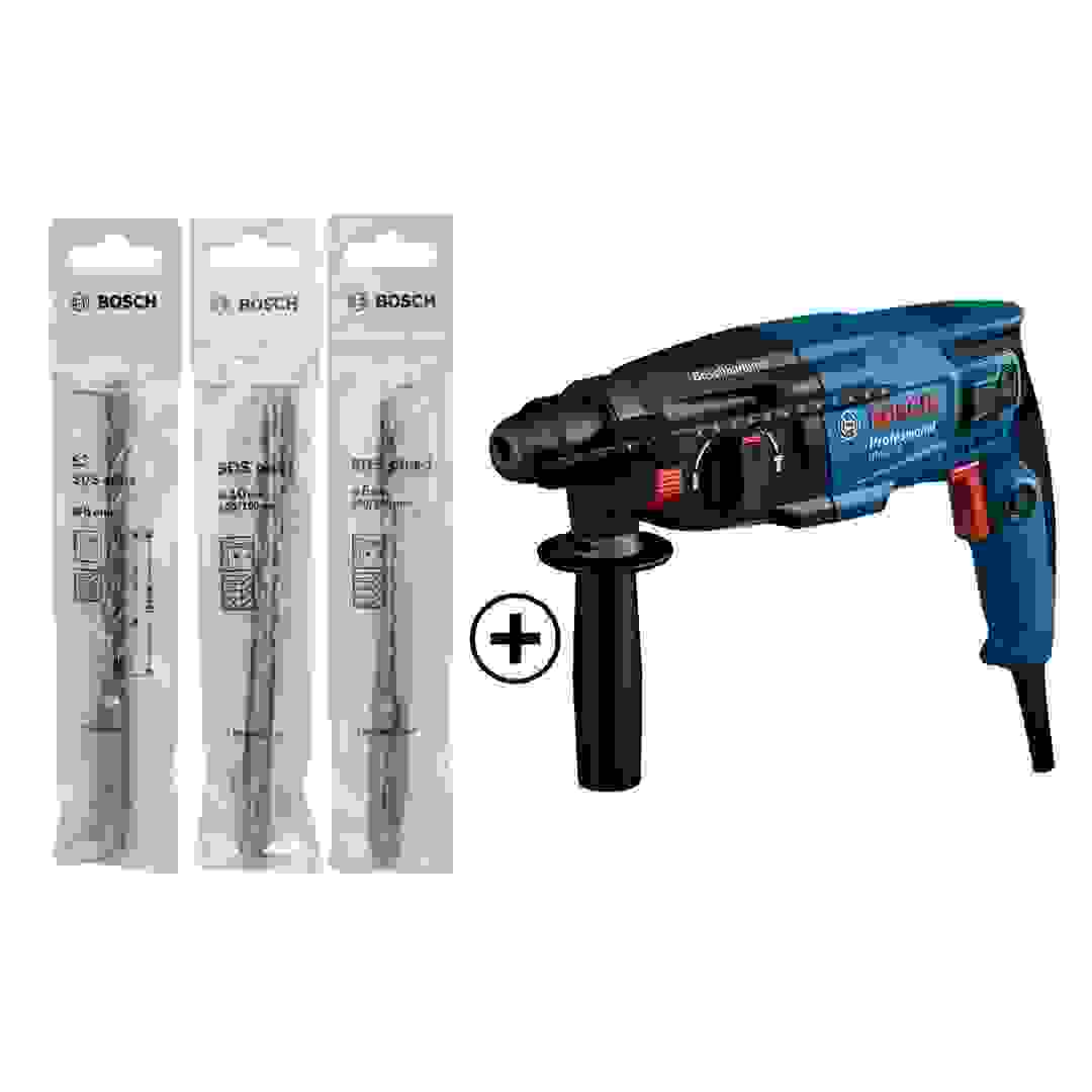 Bosch Professional Corded Rotary Hammer, GBH 220 (720 W) + Accessories
