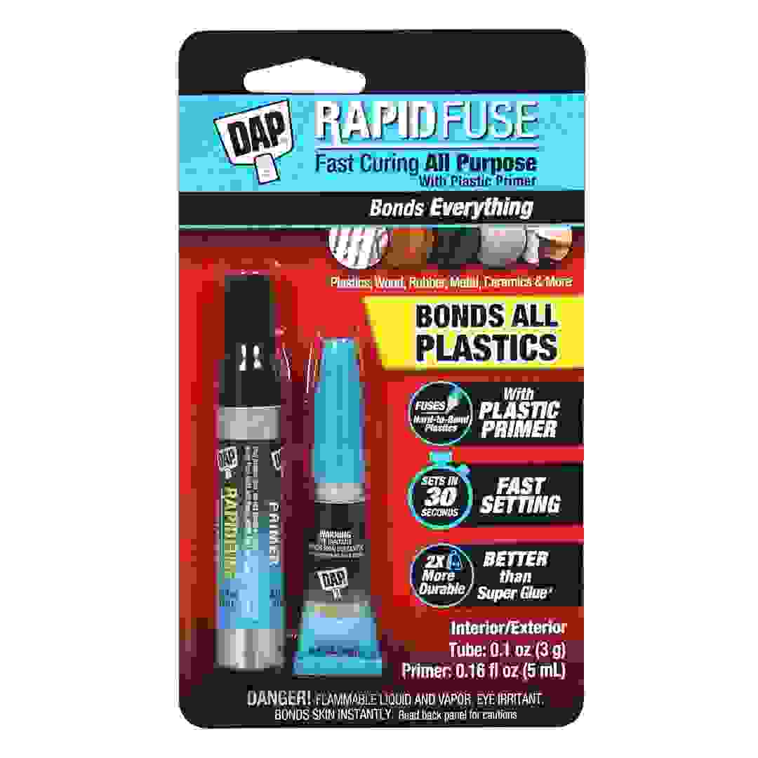 مجموعة غراء برايمر البلاستيك داب رابيدفيوز لجميع الأغراض سريع الجفاف (19 جم، 6 قطع)