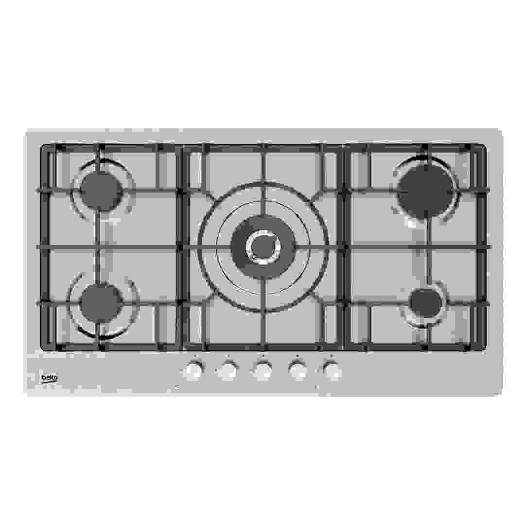 موقد غاز 4 شعلات بيكو مع ووك HIMW95225SXEL (12 × 97 × 58.5 سم)