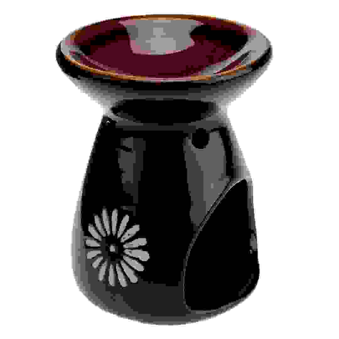 Orchid Ceramic Floral Incense Holder (8.5 x 8.5 x 11 cm)